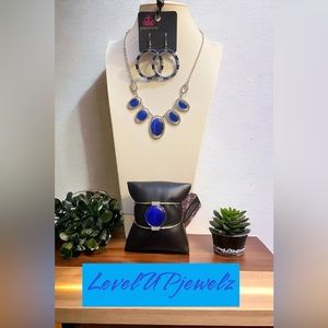 Candescent Cats Eye - Blue, A BEAM Come True - Blue, Gritty Glow - Blue